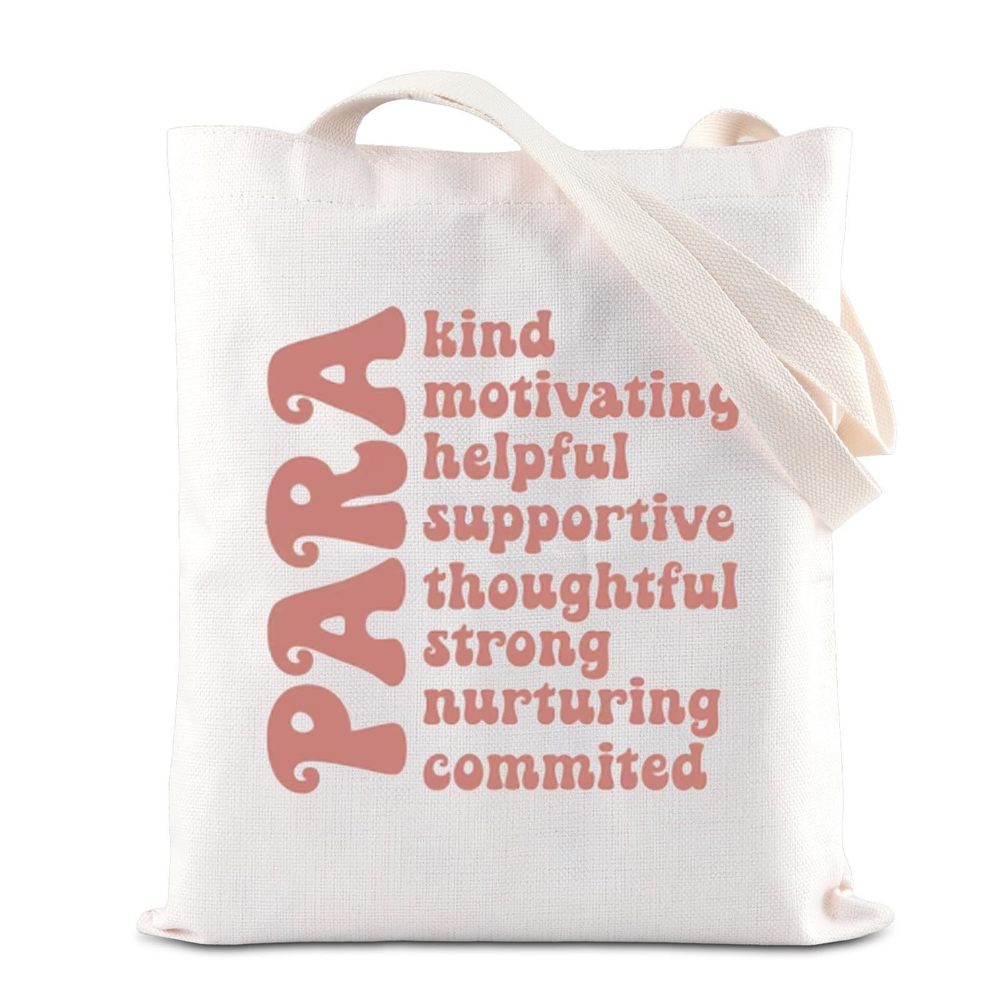 Para Tote Bag Para Areciation Gift Paraprofessional Handbag Teacher Aide c: